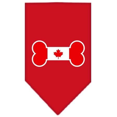 UNCONDITIONAL LOVE Bone Flag Canadian  Screen Print Bandana Red Small UN847712
